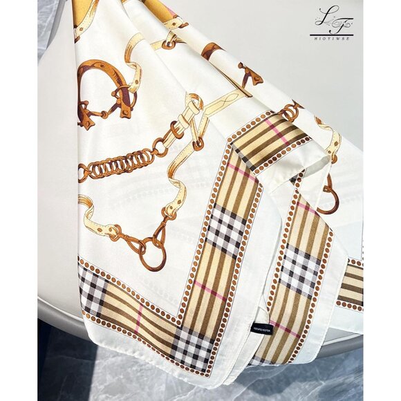 Satin Bandana Head Scarf for Women Lightweight Silk Hair Wrap and Sleep Scarf - Picture 5 of 6